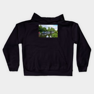 Boats on the Kennet and Avon Kids Hoodie